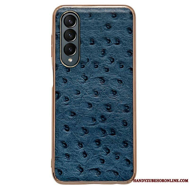 Coque Samsung Galaxy Z Fold 4 Texture Autruche