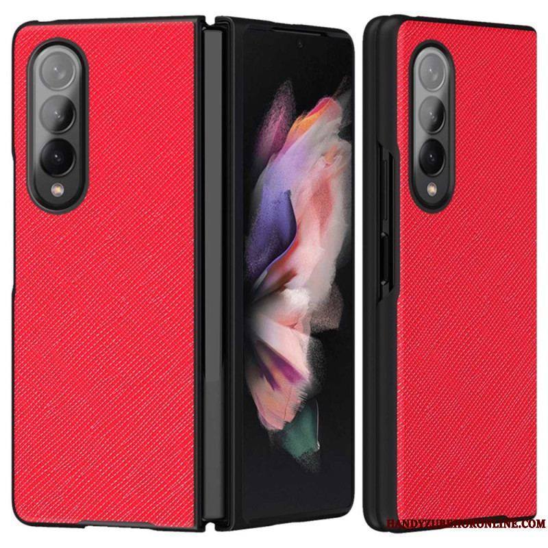 Coque Samsung Galaxy Z Fold 4 Texture Tissée