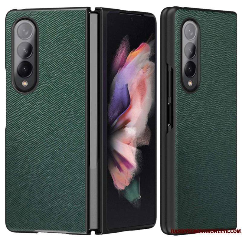 Coque Samsung Galaxy Z Fold 4 Texture Tissée