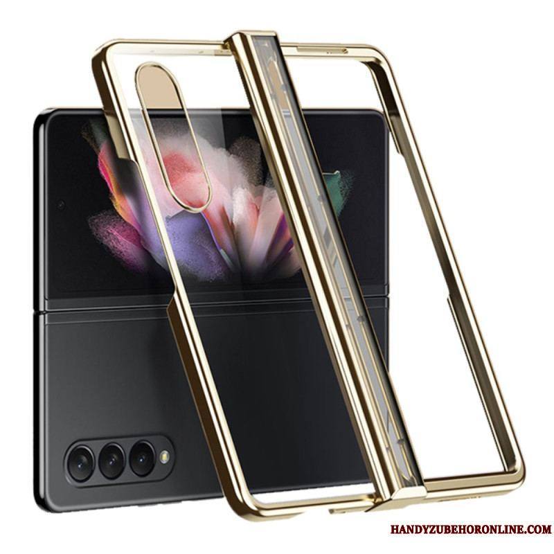 Coque Samsung Galaxy Z Fold 4 Transparente Métallisée à Charnière