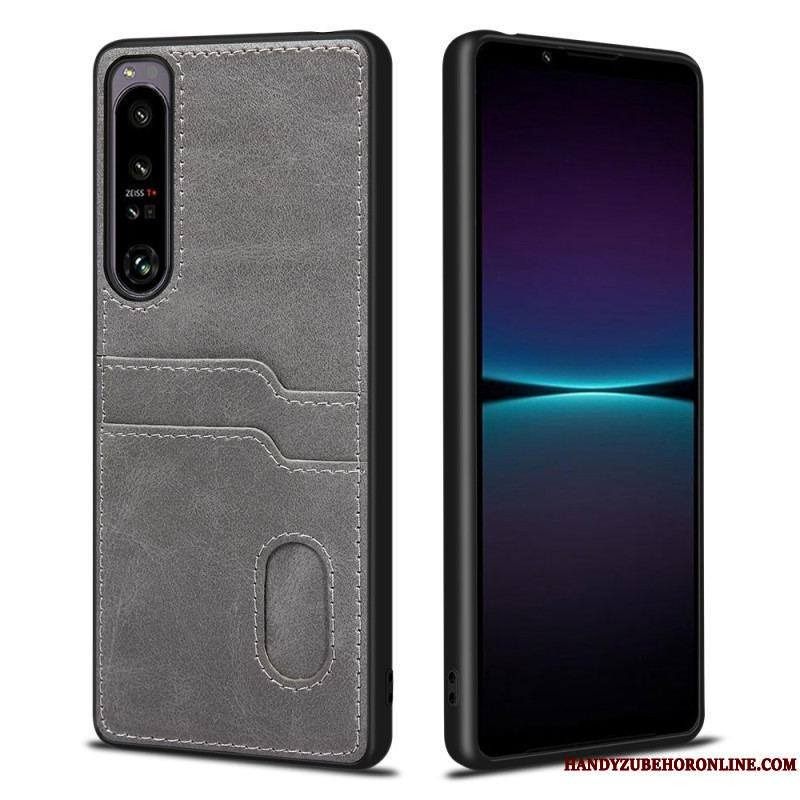 Coque Sony Xperia 1 IV Double Porte-Cartes