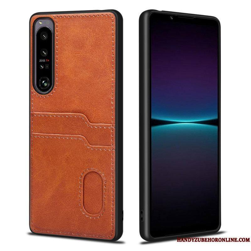 Coque Sony Xperia 1 IV Double Porte-Cartes