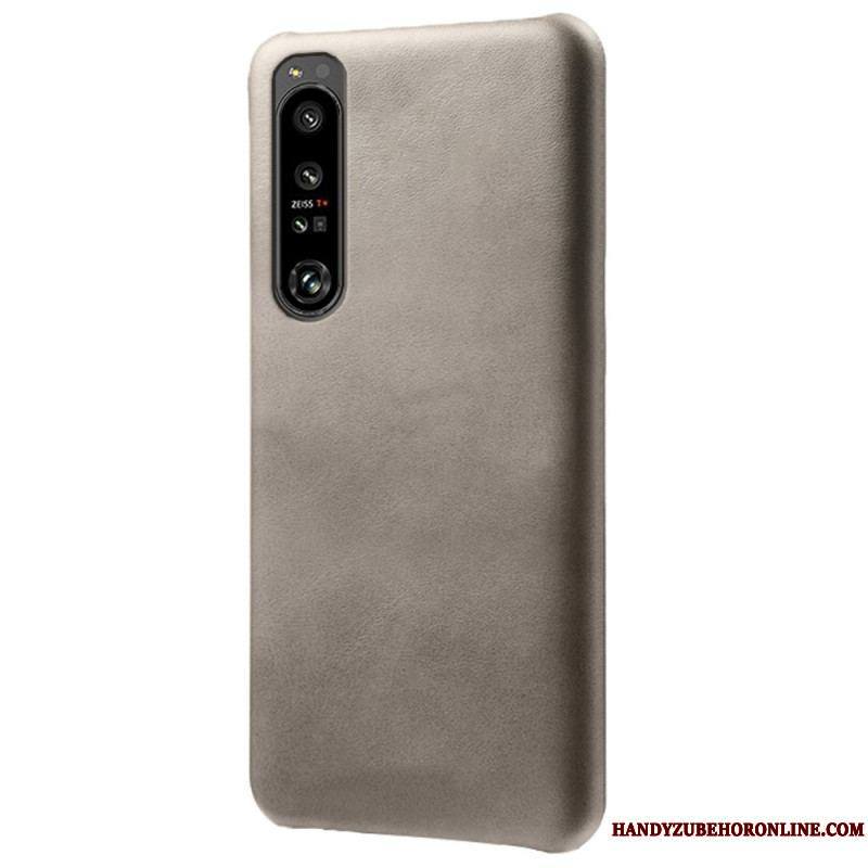 Coque Sony Xperia 1 IV Effet Cuir