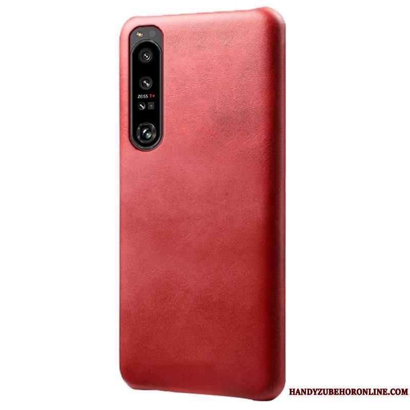 Coque Sony Xperia 1 IV Effet Cuir