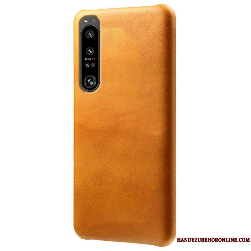 Coque Sony Xperia 1 IV Effet Cuir