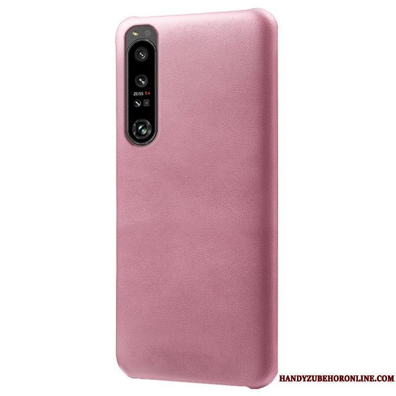 Coque Sony Xperia 1 IV Effet Cuir