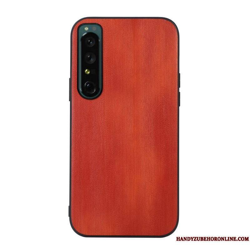 Coque Sony Xperia 1 IV Simili Cuir