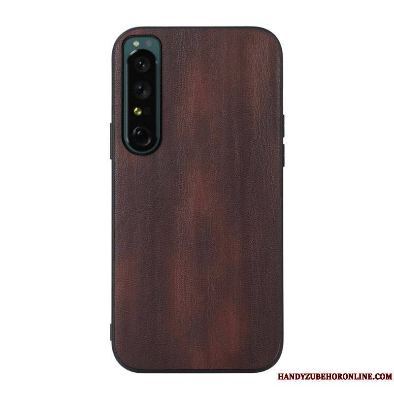 Coque Sony Xperia 1 IV Simili Cuir