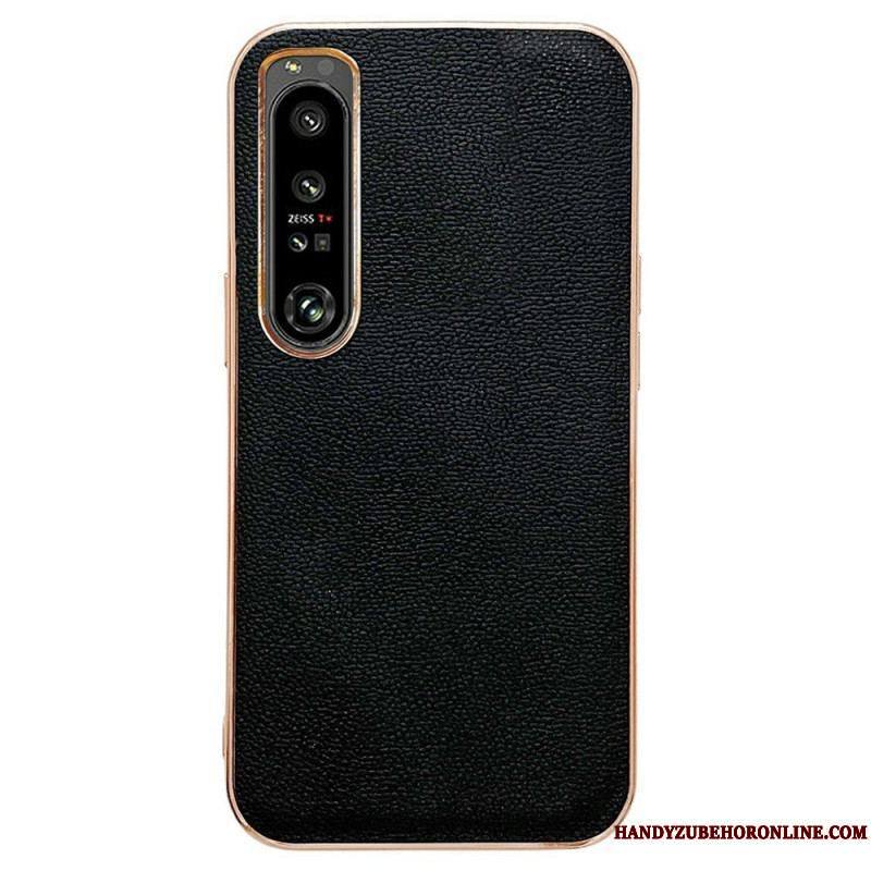 Coque Sony Xperia 1 IV Vrai Cuir