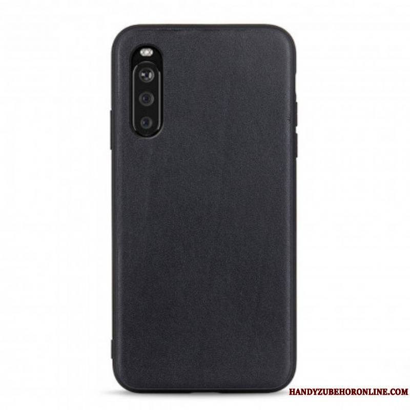 Coque Sony Xperia 10 III Véritable Cuir Business