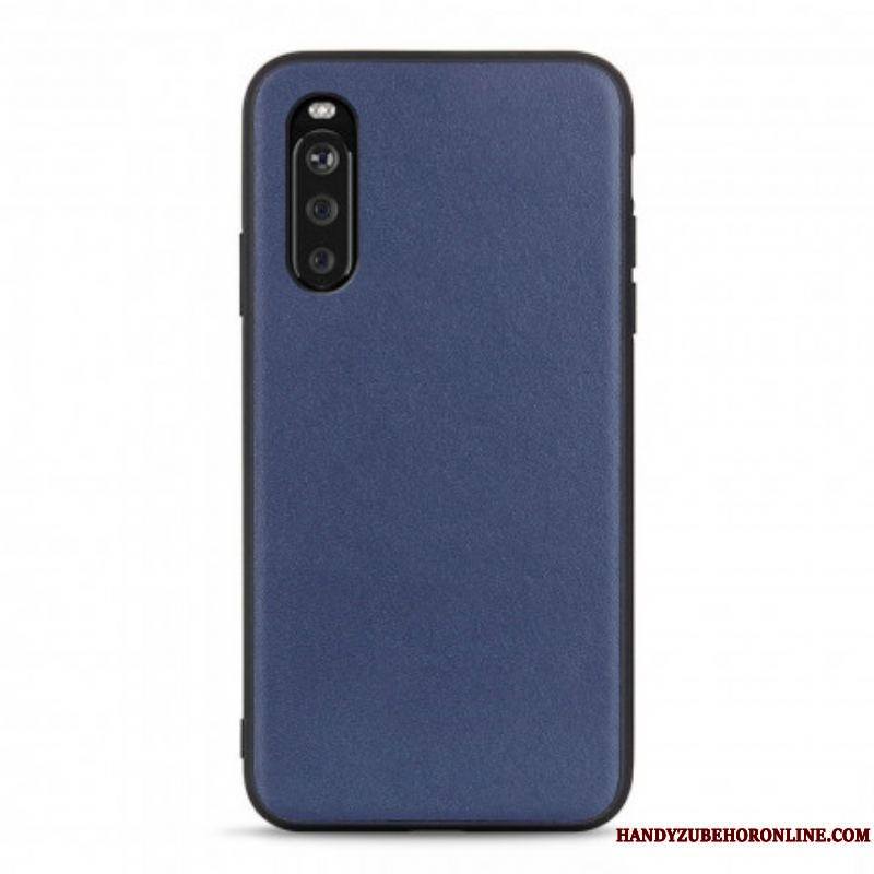 Coque Sony Xperia 10 III Véritable Cuir Business