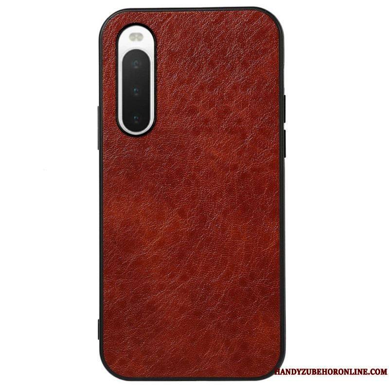 Coque Sony Xperia 10 IV Effet Cuir