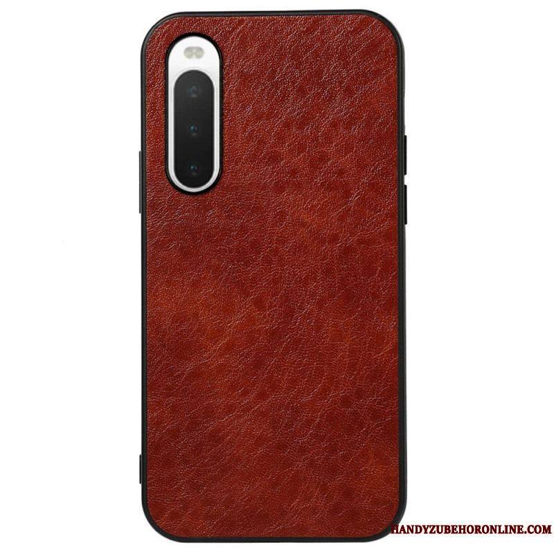 Coque Sony Xperia 10 IV Effet Cuir