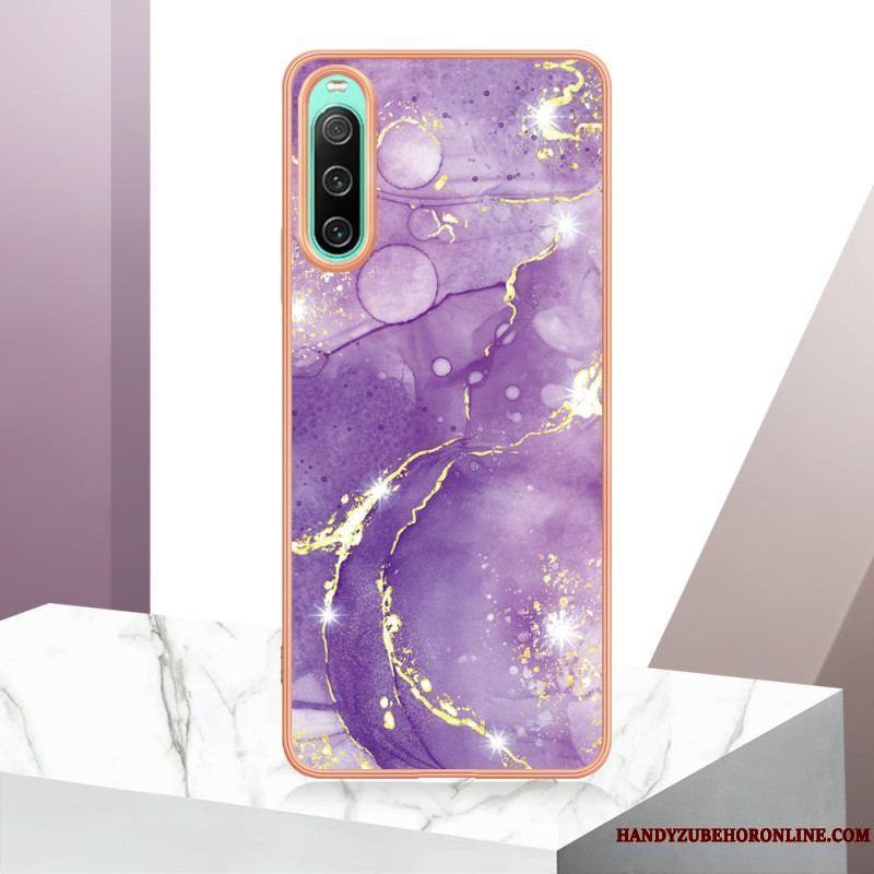 Coque Sony Xperia 10 IV Marbre Coloré