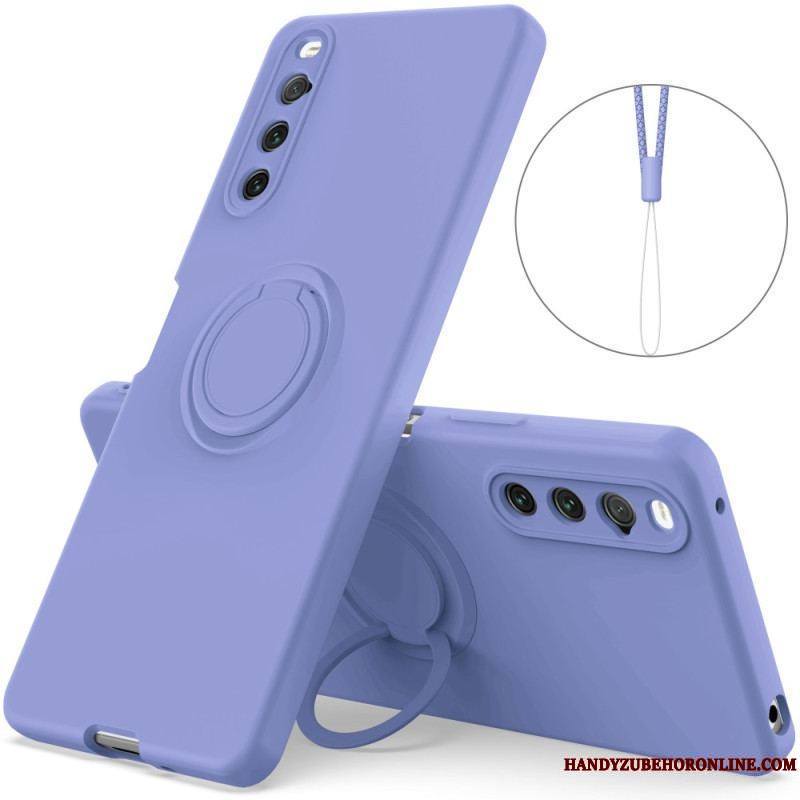 Coque Sony Xperia 10 IV Unie Anneau-Support