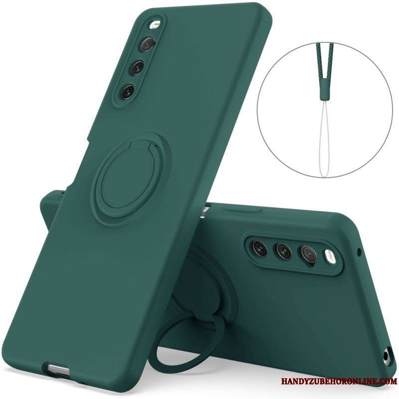 Coque Sony Xperia 10 IV Unie Anneau-Support