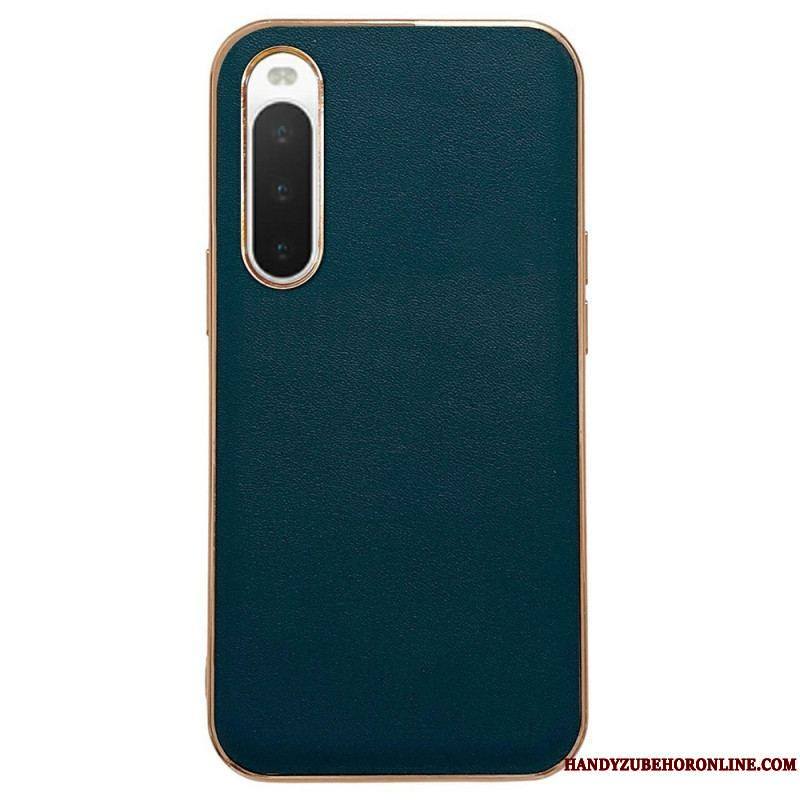 Coque Sony Xperia 10 IV Vrai Cuir