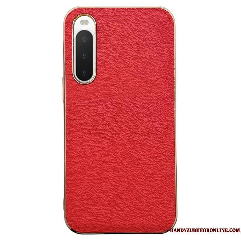 Coque Sony Xperia 10 IV Véritable Cuir Color