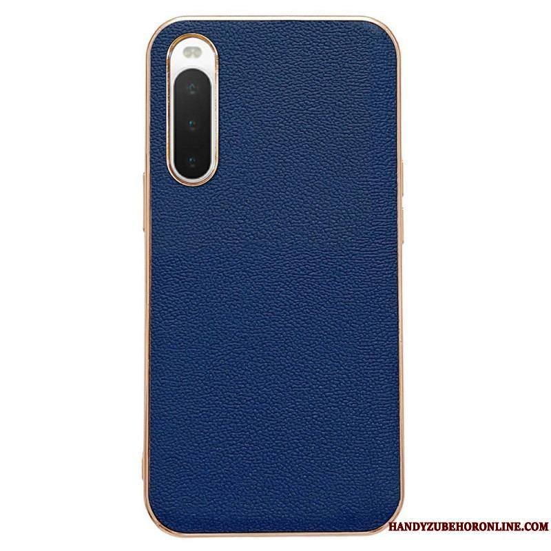 Coque Sony Xperia 10 IV Véritable Cuir Color