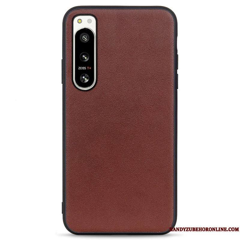 Coque Sony Xperia 5 IV Cuir