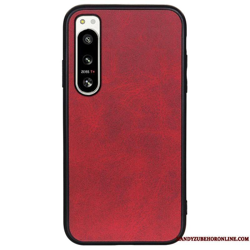 Coque Sony Xperia 5 IV Effet Cuir
