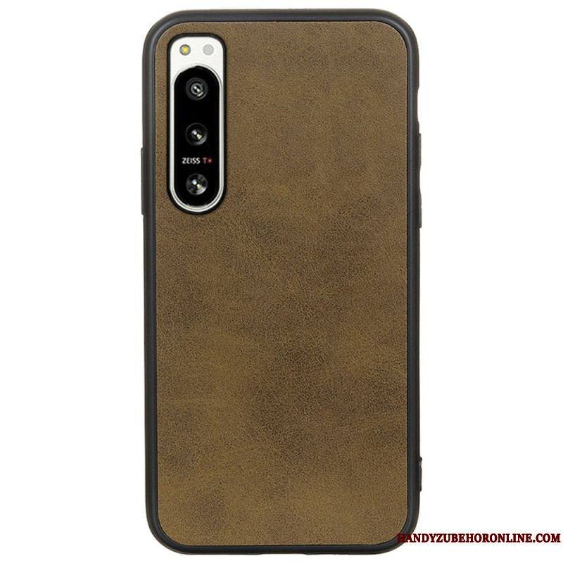 Coque Sony Xperia 5 IV Effet Cuir