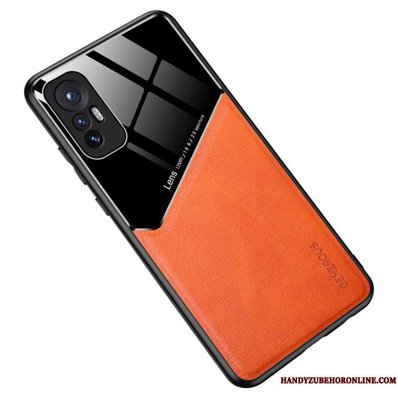 Coque  Xiaomi 12 / 12X  Effet Cuir Magnétique