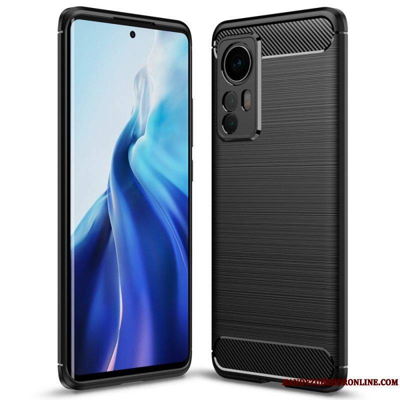 Coque  Xiaomi 12 / 12X Fibre Carbone Brossée