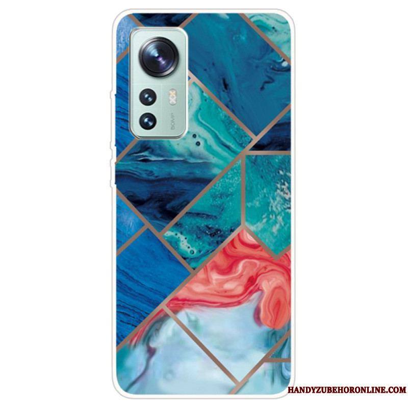 Coque  Xiaomi 12 / 12X  Marbre Géométrique Décliné