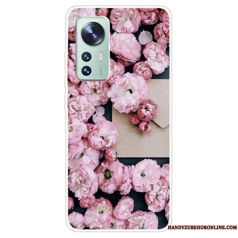 Coque  Xiaomi 12 / 12X  Silicone Fleurs