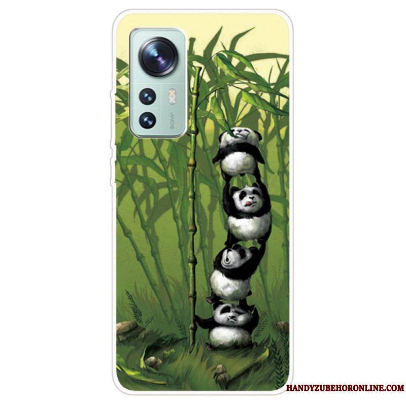 Coque  Xiaomi 12 / 12X  Silicone Tas de Pandas