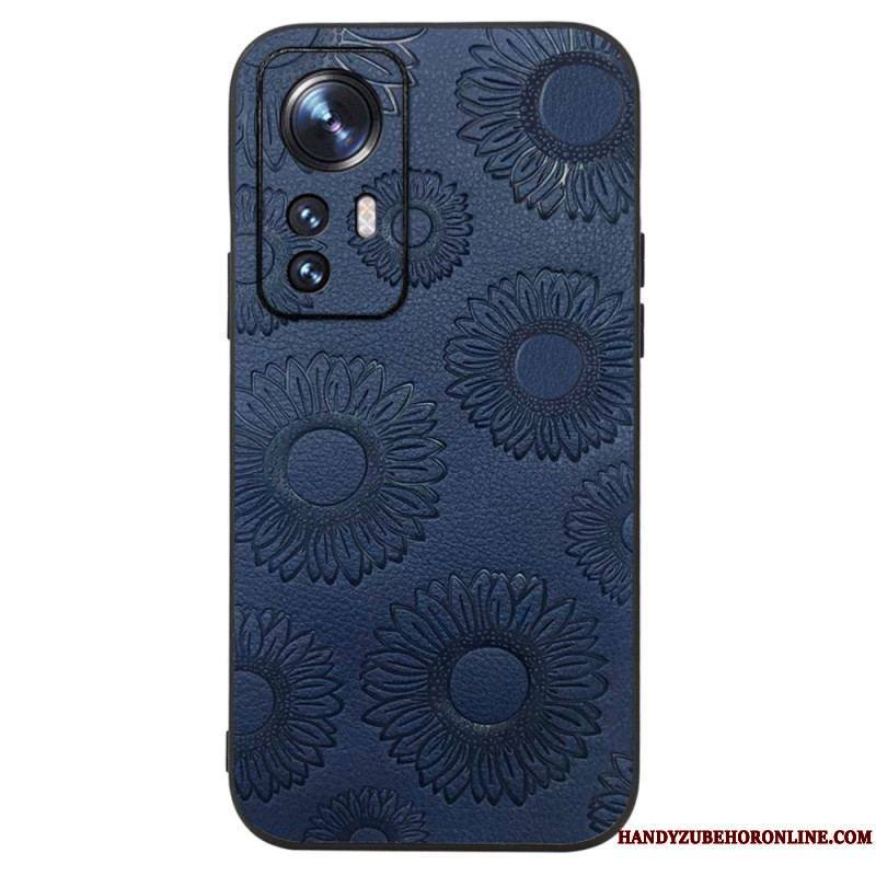 Coque Xiaomi 12 / 12X Simili Cuir Tournesols