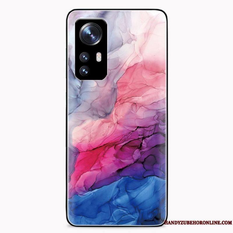 Coque  Xiaomi 12 / 12X  Verre Trempé Marbre Aquarelle