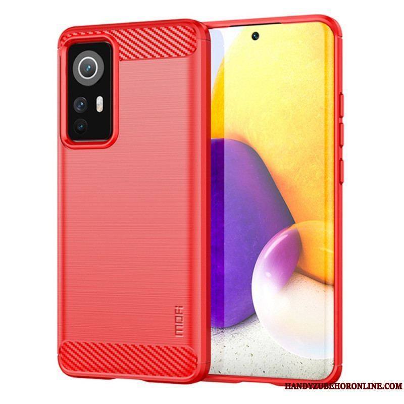 Coque Xiaomi 12 Lite Fibre Carbone Brossée MOFI