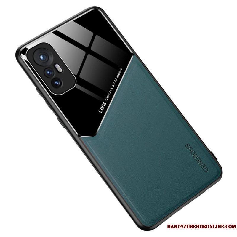 Coque Xiaomi 12 Pro Effet Cuir Magnétique