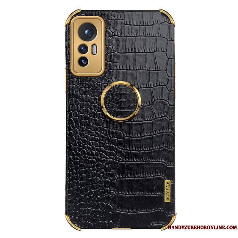 Coque Xiaomi 12 Pro Effet Peau Crocodile