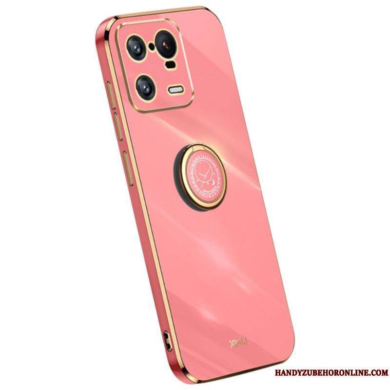 Coque Xiaomi 13 Pro Effet Métal Anneau-Support XINLI