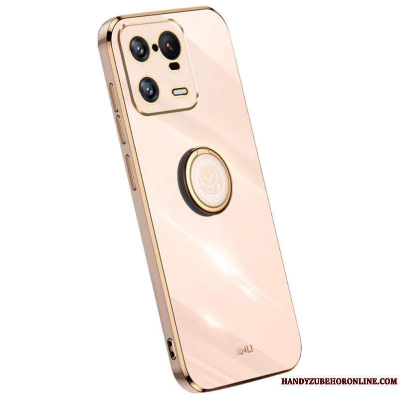 Coque Xiaomi 13 Pro Effet Métal Anneau-Support XINLI