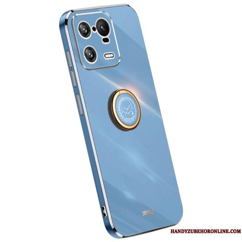 Coque Xiaomi 13 Pro Effet Métal Anneau-Support XINLI