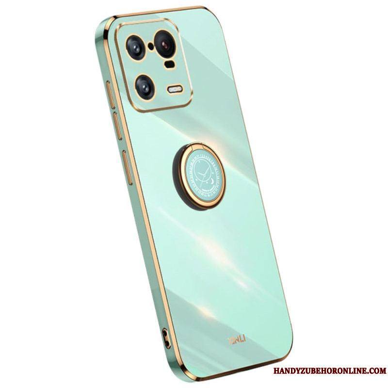 Coque Xiaomi 13 Pro Effet Métal Anneau-Support XINLI