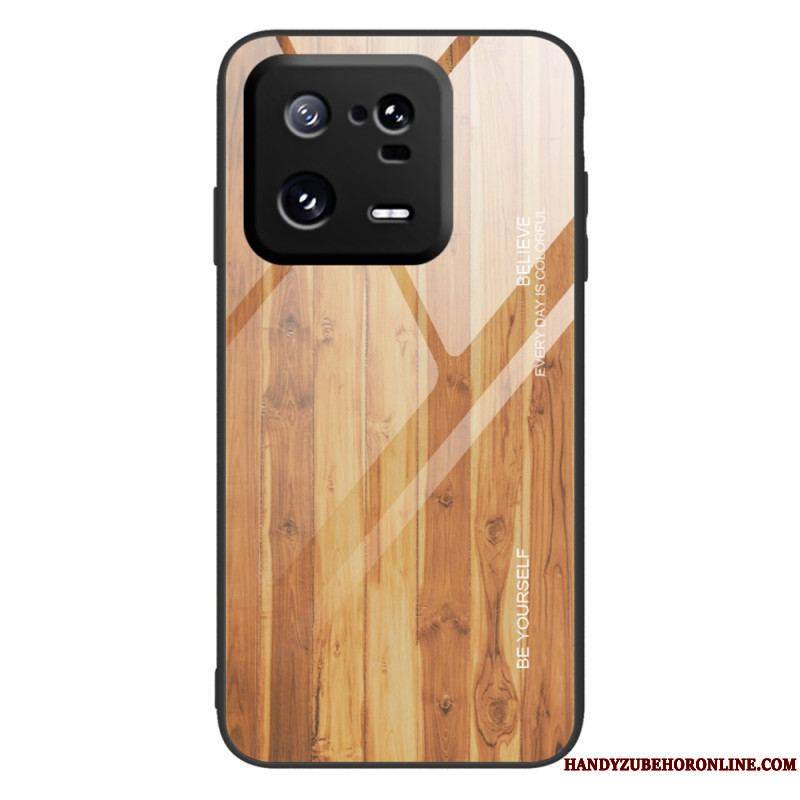 Coque Xiaomi 13 Pro Verre Trempé Design Bois