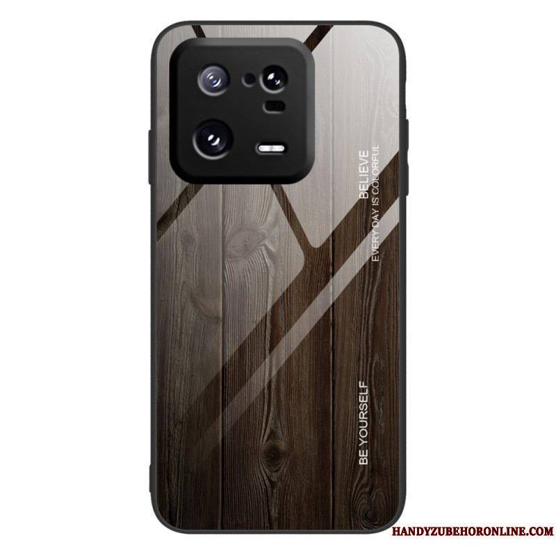 Coque Xiaomi 13 Pro Verre Trempé Design Bois