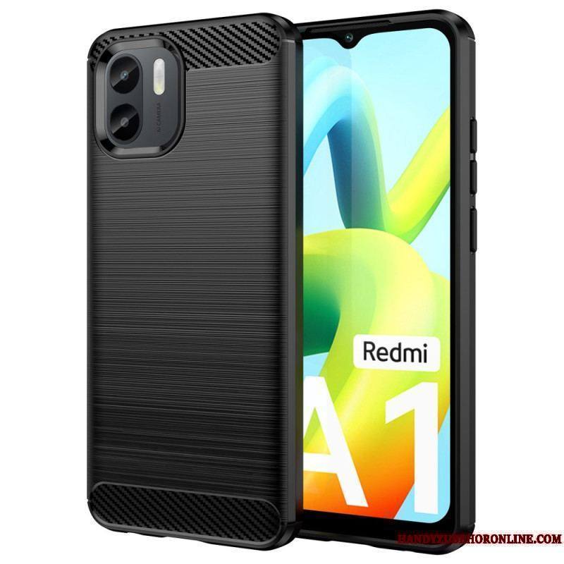 Coque Xiaomi Redmi A1 Fibre Carbone Brossée