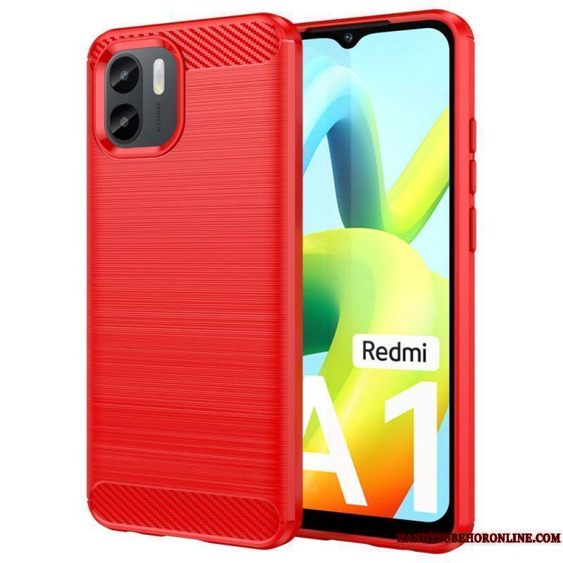 Coque Xiaomi Redmi A1 Fibre Carbone Brossée