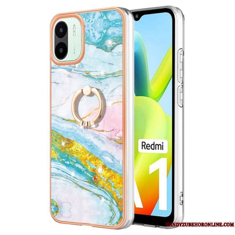 Coque Xiaomi Redmi A1 Marbre avec Anneau-Support