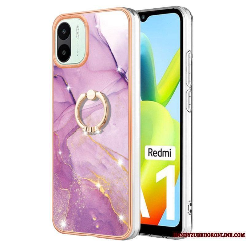 Coque Xiaomi Redmi A1 Marbre avec Anneau-Support