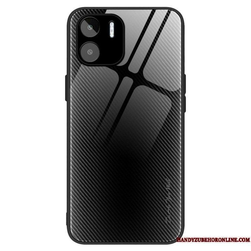 Coque Xiaomi Redmi A1 Verre Trempé Fibre Carbone Classique