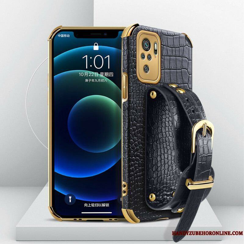 Coque Xiaomi Redmi Note 10/10S/Poco M5s Croco Bracelet