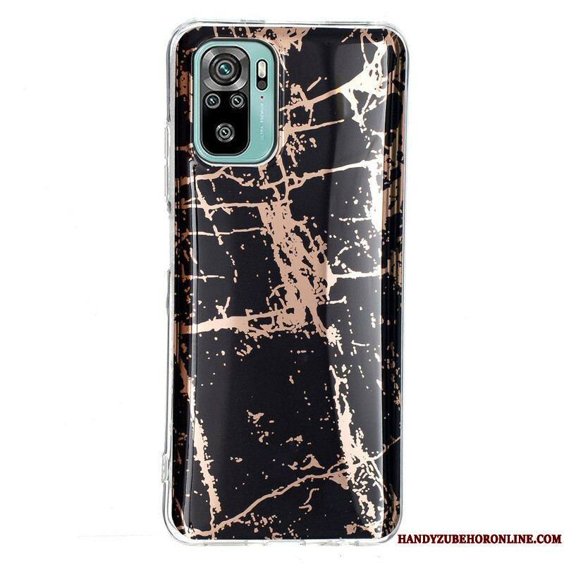 Coque Xiaomi Redmi Note 10/10S/Poco M5s Marbre Géométrie