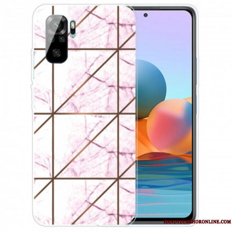 Coque Xiaomi Redmi Note 10/10S/Poco M5s Marbre Géométrie Intense